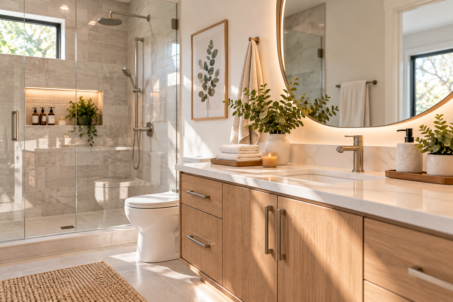 Salle de bain propre